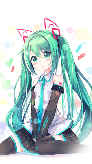 初音萌萌壁纸